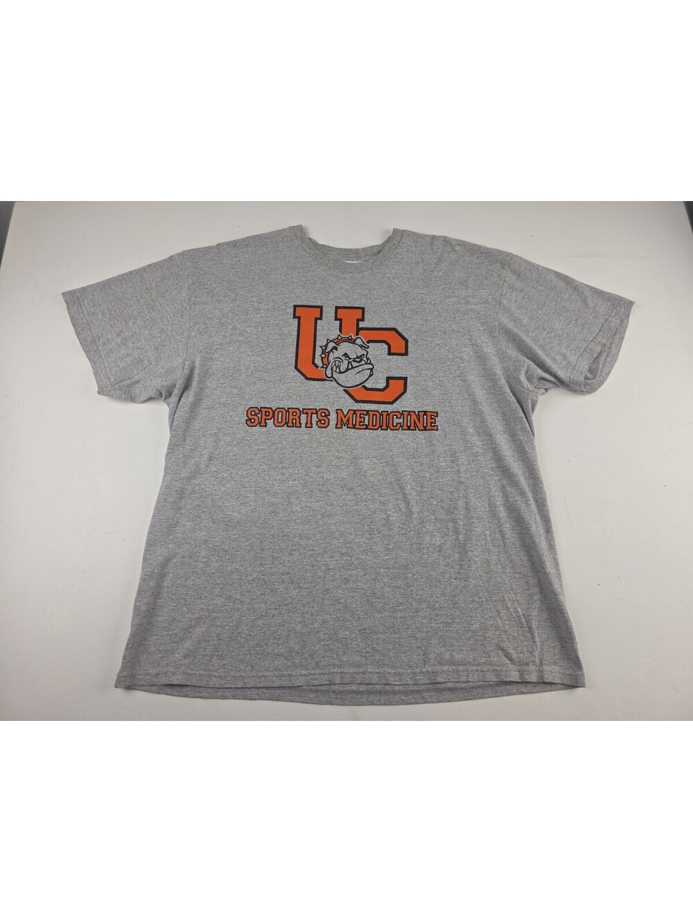 VTG Nike T-Shirt Union College Bulldogs Sports Medicine Mens XL Extra Large Gray
